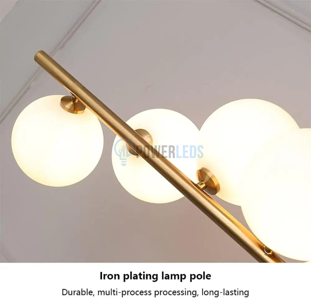 Lampadar Abajur Gold 177Cm Ty3052/5 Gd