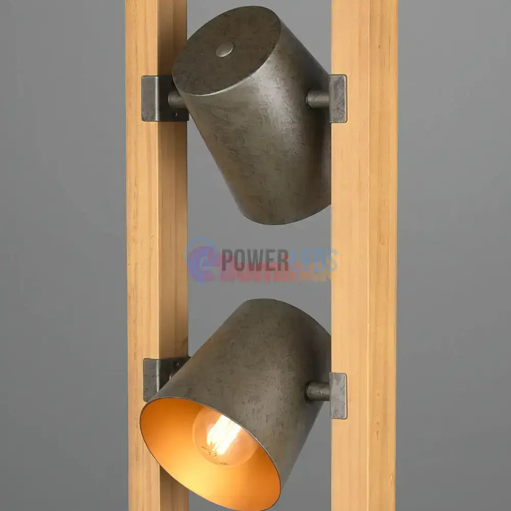Lampadar BELL 150cm Lemn Design powerleds.ro