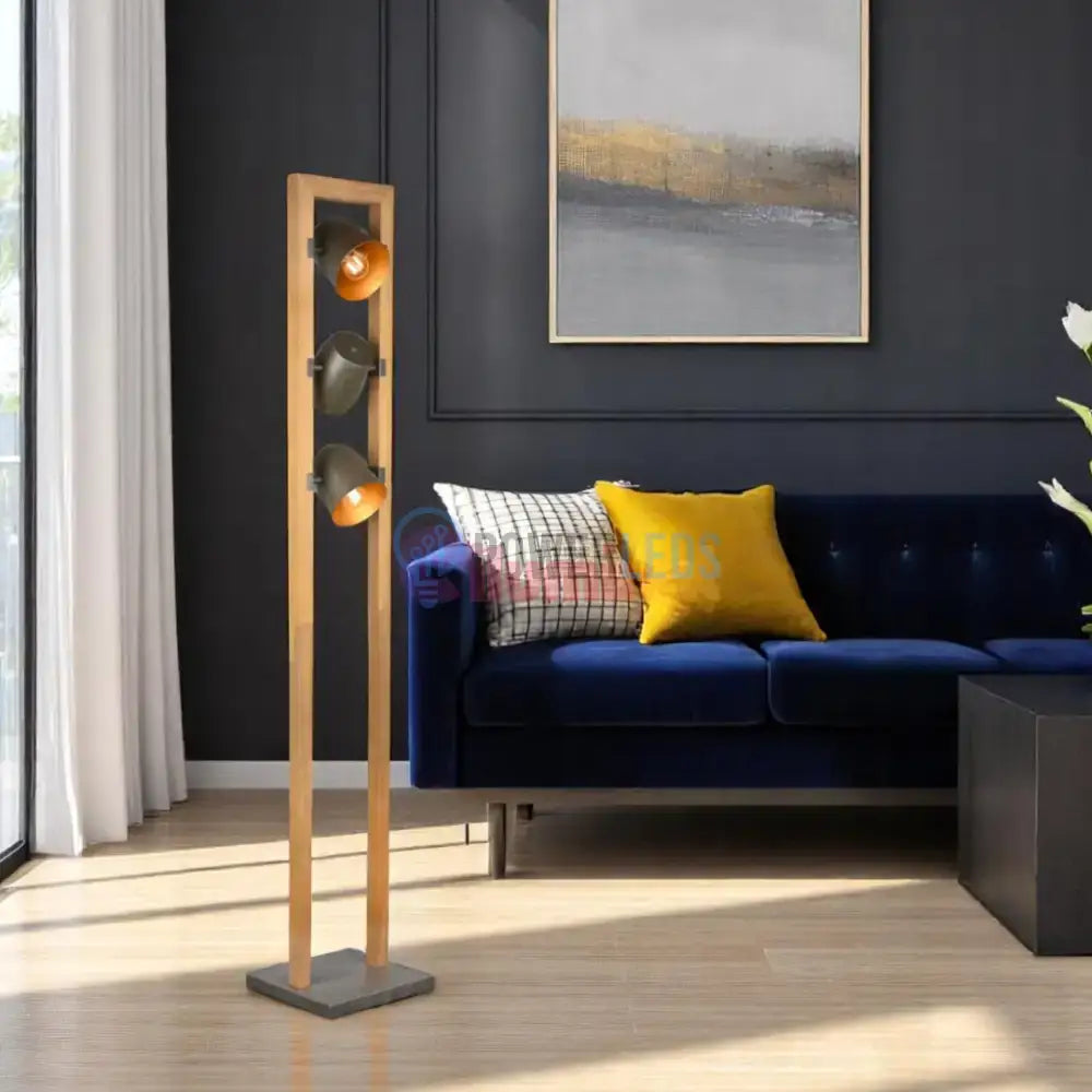 Lampadar BELL 150cm Lemn Design powerleds.ro