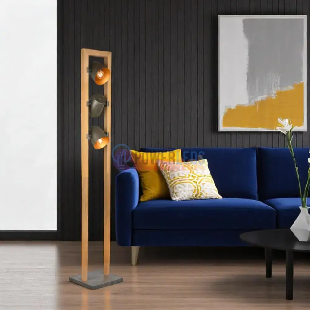 Lampadar BELL 150cm Lemn Design powerleds.ro