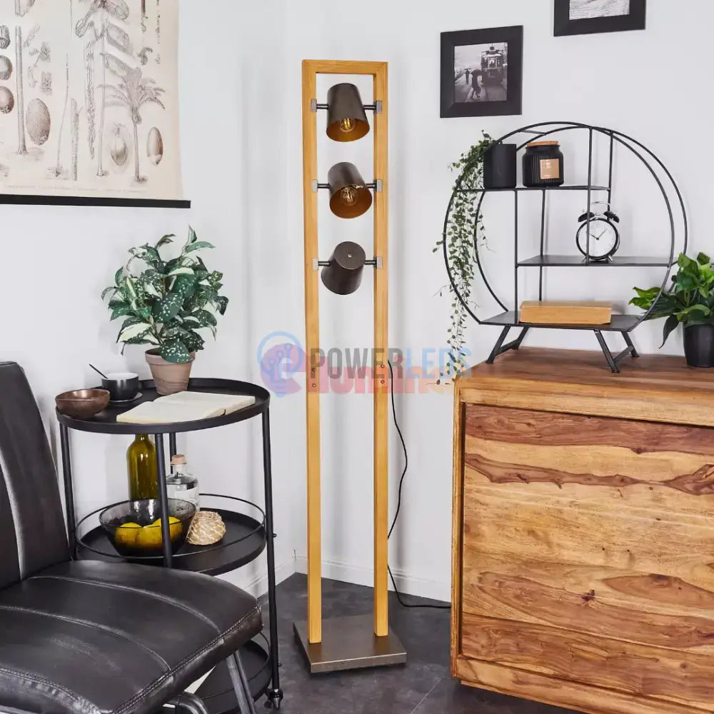 Lampadar BELL 150cm Lemn Design powerleds.ro