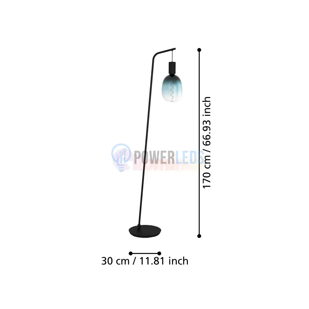 Lampadar CRANLEY Black 170CM Eglo