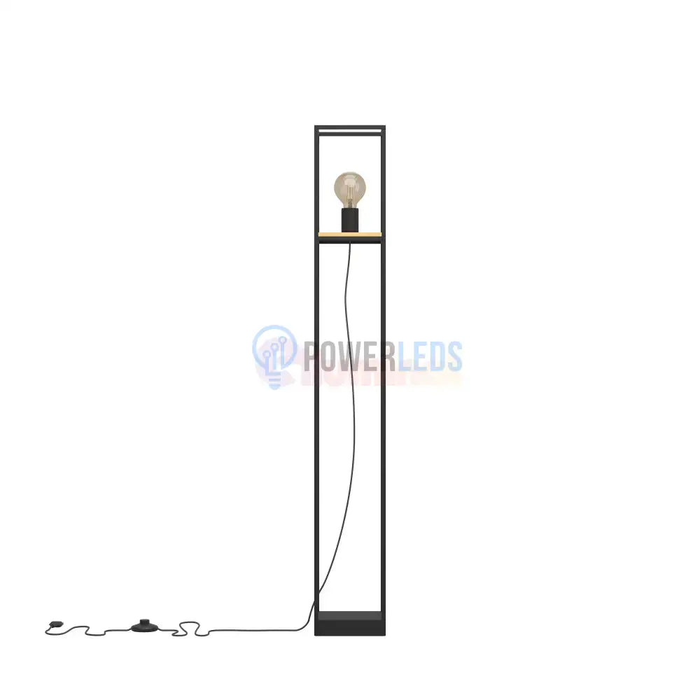 Lampadar LIBERTAD Black & Brown 128.5CM Eglo