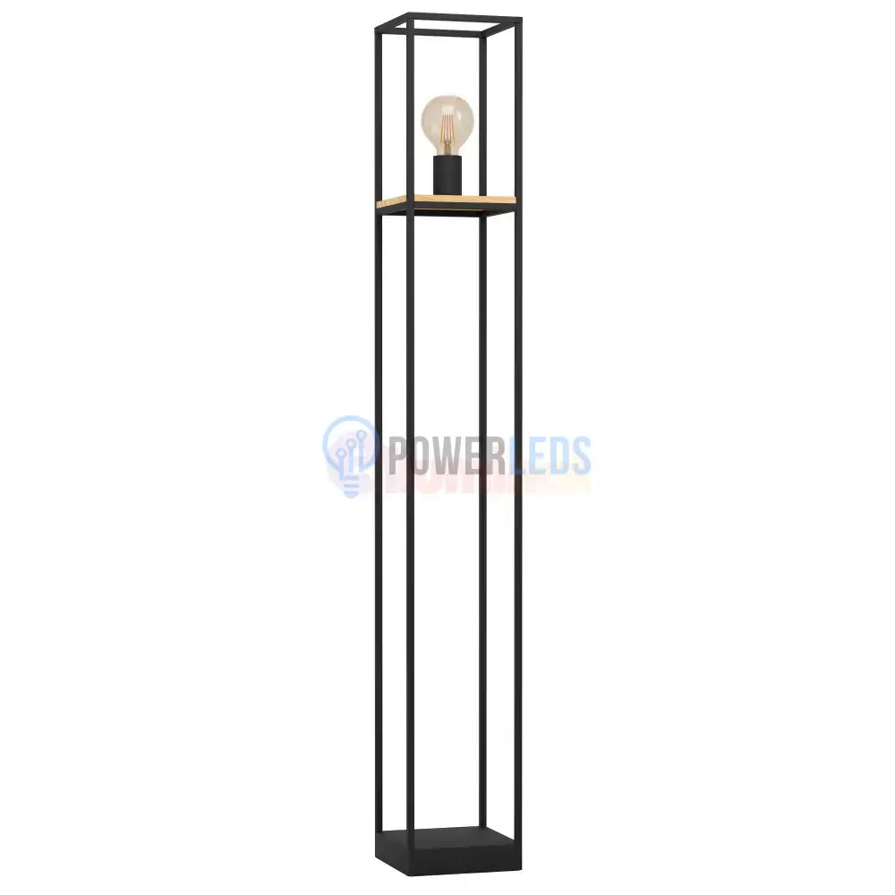 Lampadar LIBERTAD Black & Brown 128.5CM Eglo