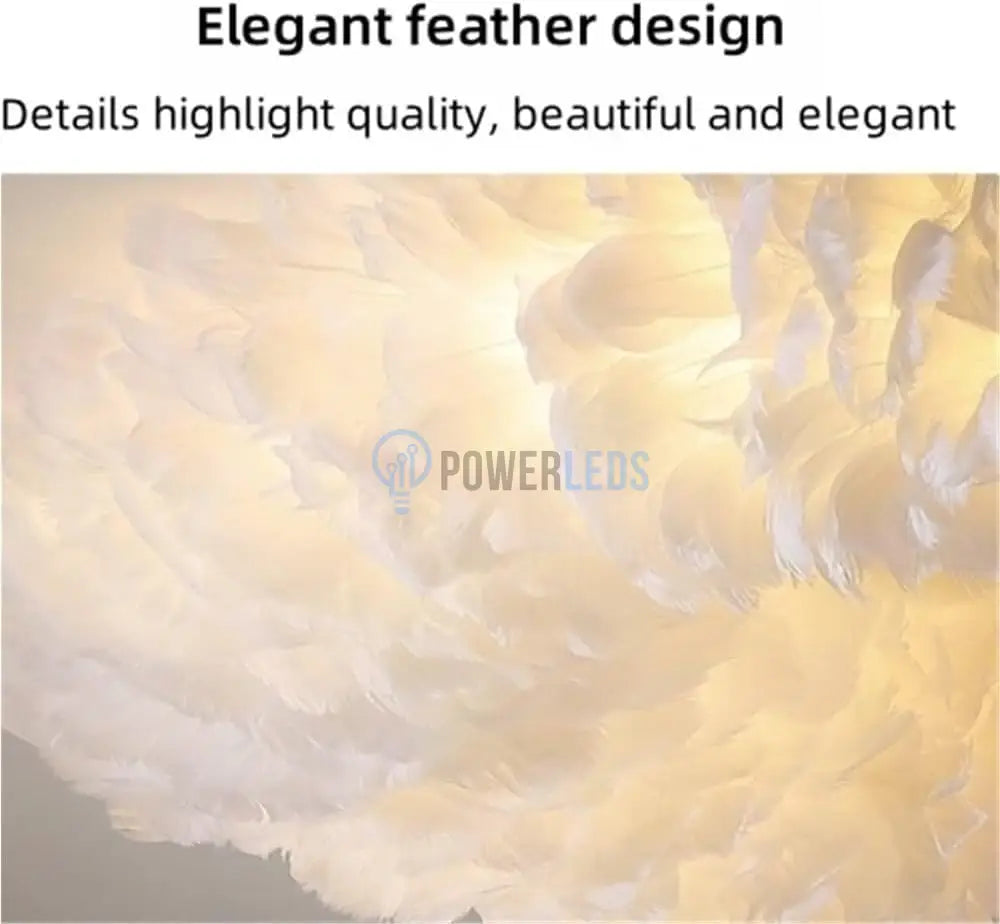 Lampadar Luxury Feather GOLD 160cm powerleds.ro