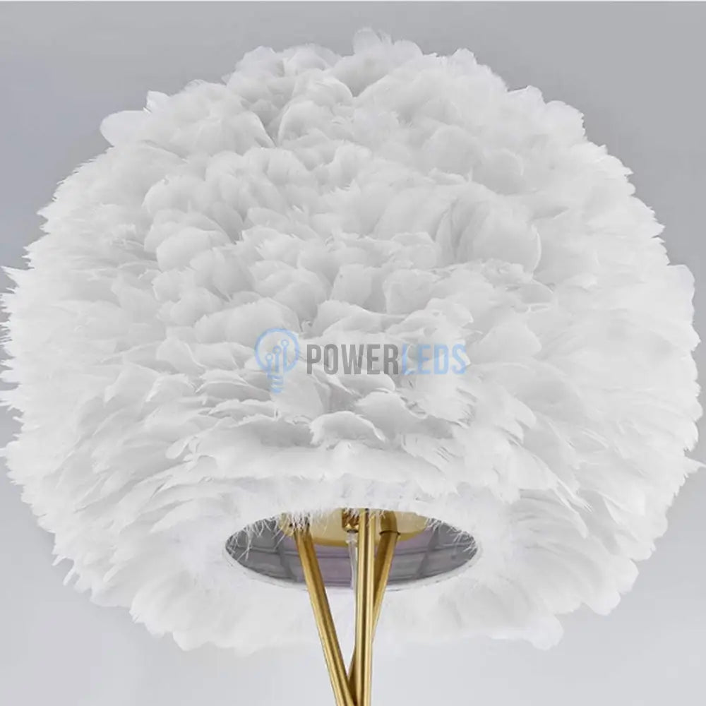 Lampadar Luxury Feather GOLD 160cm powerleds.ro