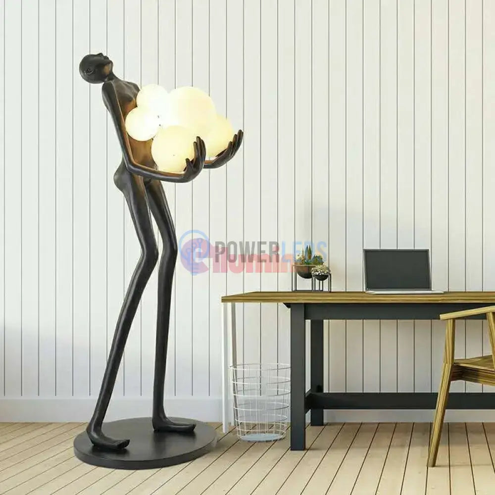 Lampadar Luxury OMNIO Black 180cm powerleds.ro