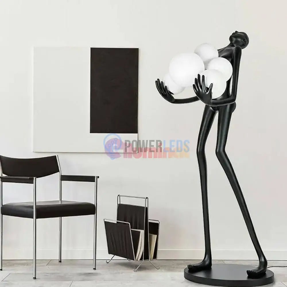 Lampadar Luxury OMNIO Black 180cm powerleds.ro