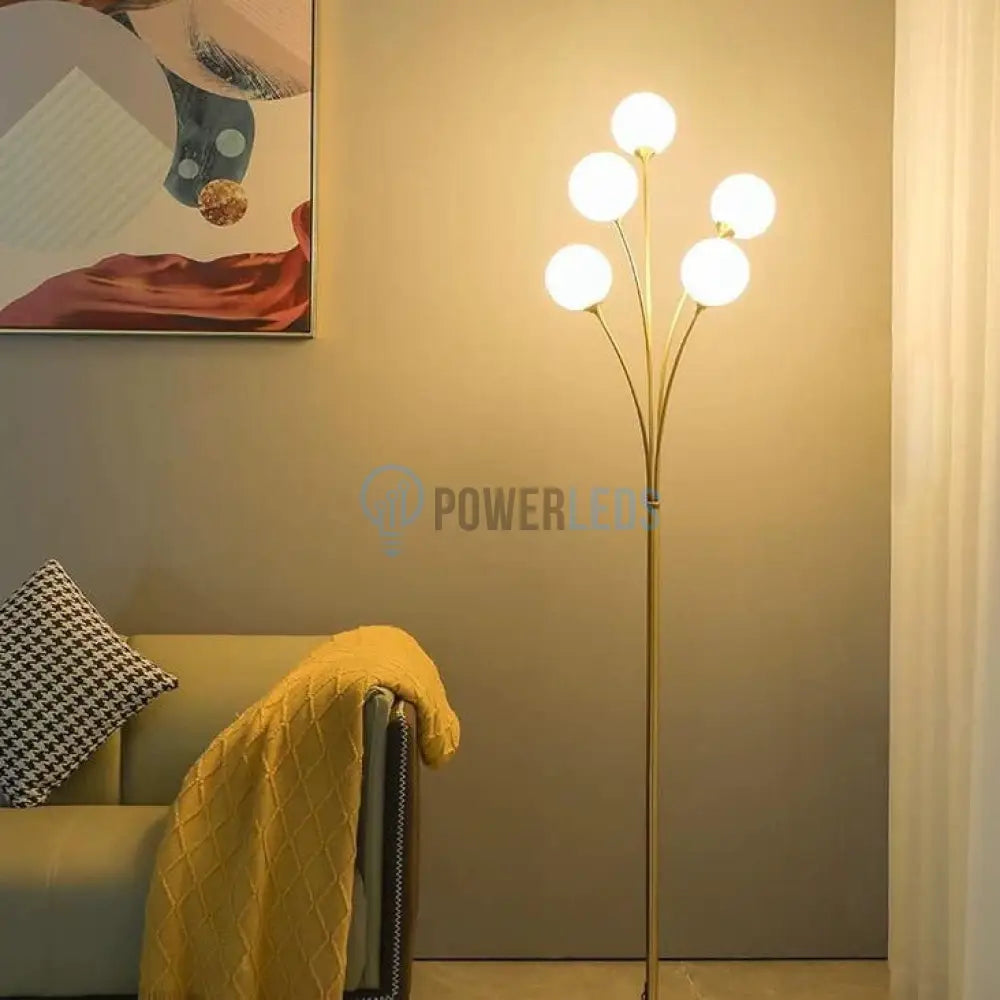 Lampadar MERVA Gold 5xG9 175CM