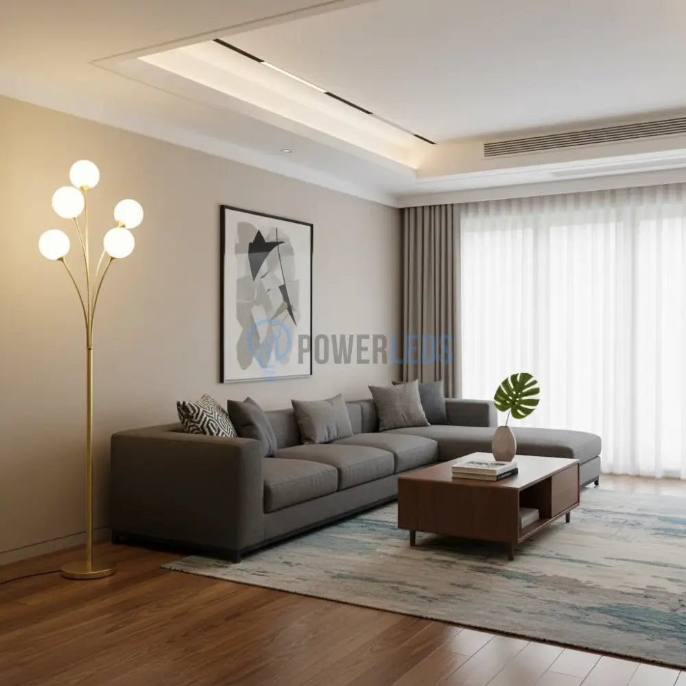 Lampadar MERVA Gold 5xG9 175CM