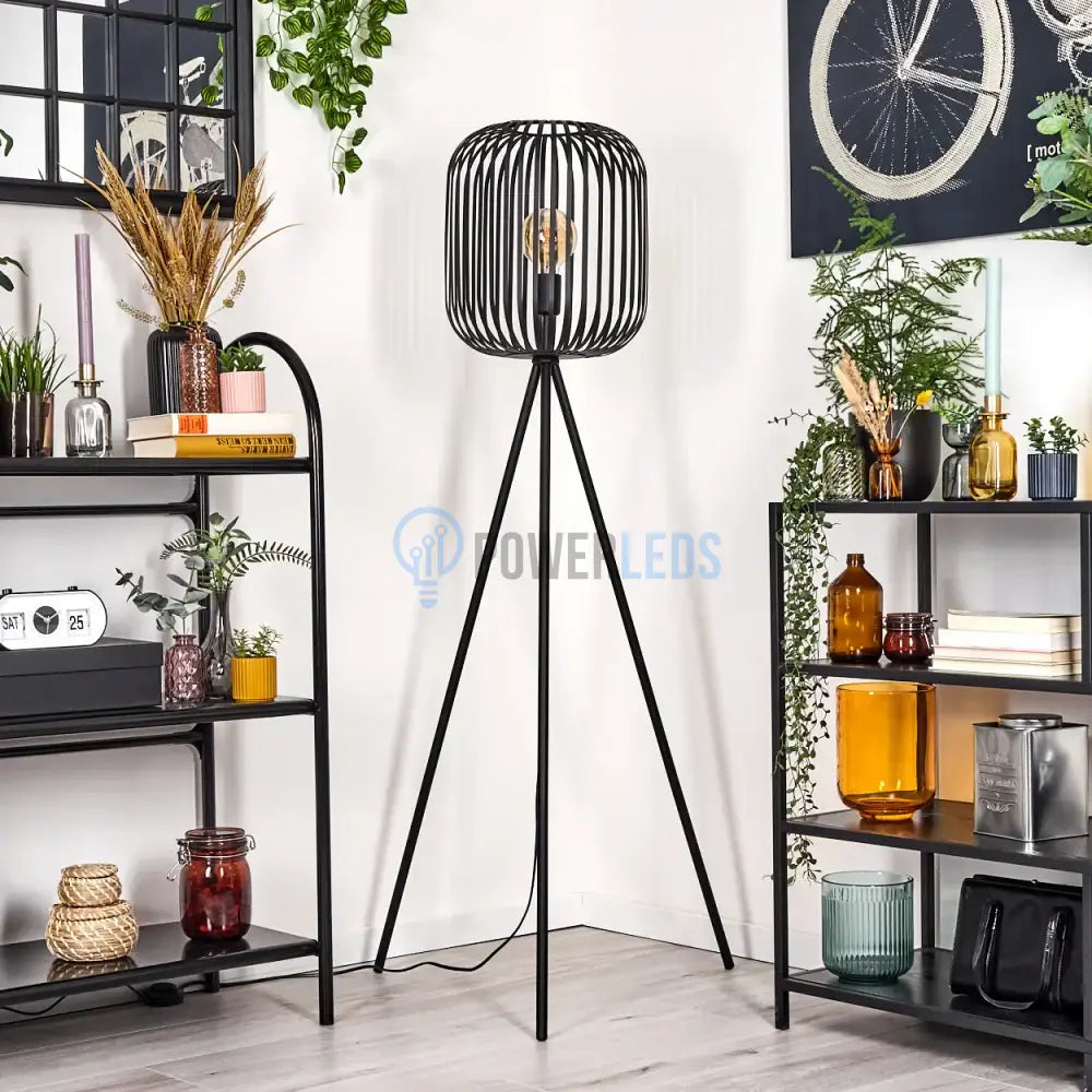 Lampadar ROMAZZINA Black 140CM