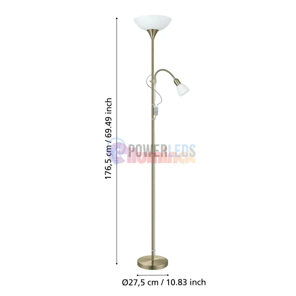 Lampadar UP 2 Gold 176.5CM Eglo