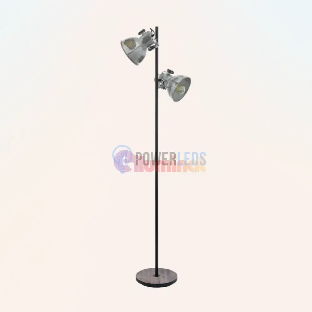 Lampadar Vintage BARNSTAPLE Black & Brown 158CM Eglo