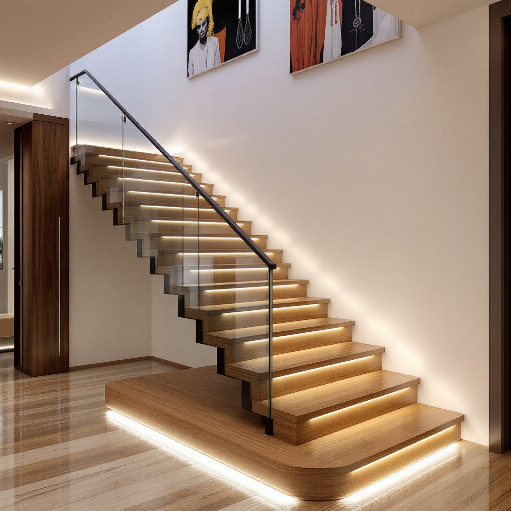 Profil Banda LED Aluminiu Pentru Trepte 2 Metri