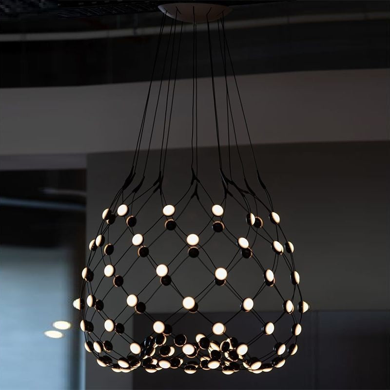 Lustra LED Suspendata LUGARO DIA Black