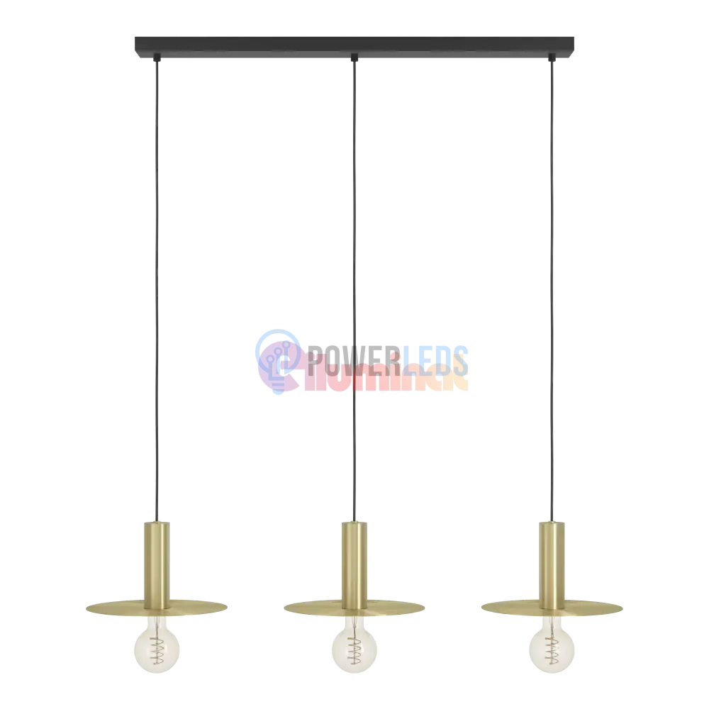 Lustra Vintage 3XE27 TRIANGLE Gold+Black (Copy) powerleds.ro