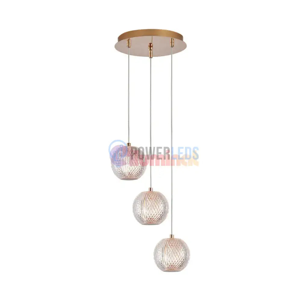 Lustra Abajur 3xG9 Gold powerleds.ro