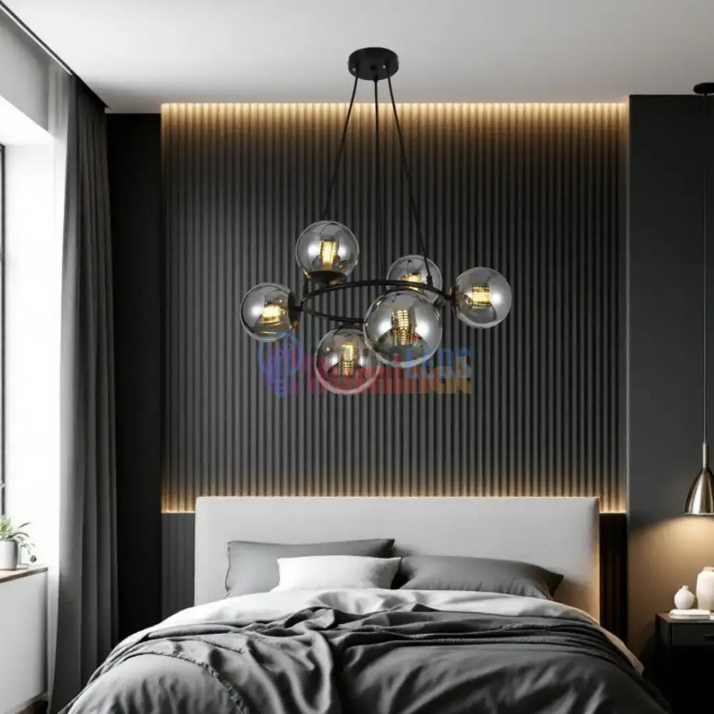 Lustra Abajur 6xE27 NovaLight - VP2413-6 powerleds.ro