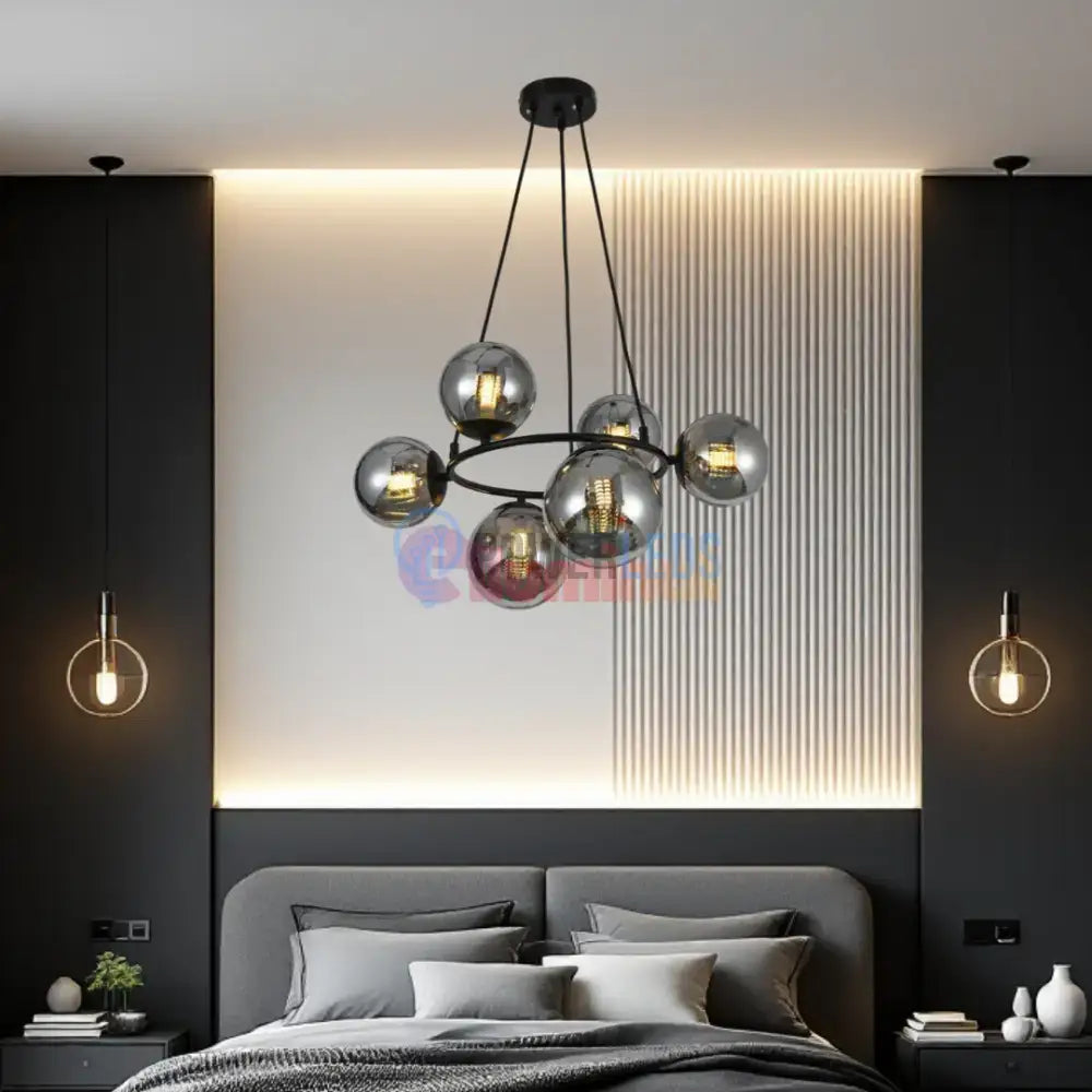 Lustra Abajur 6xE27 NovaLight - VP2413-6 powerleds.ro