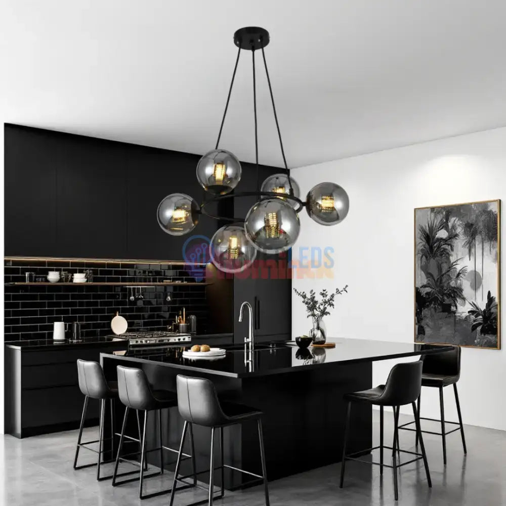 Lustra Abajur 6xE27 NovaLight - VP2413-6 powerleds.ro