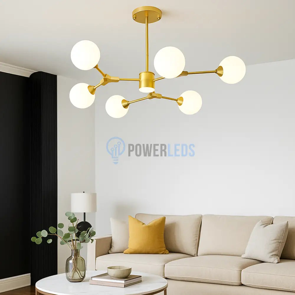 Lustra Abajur 6xG9 Auryn Gold Chandeliers