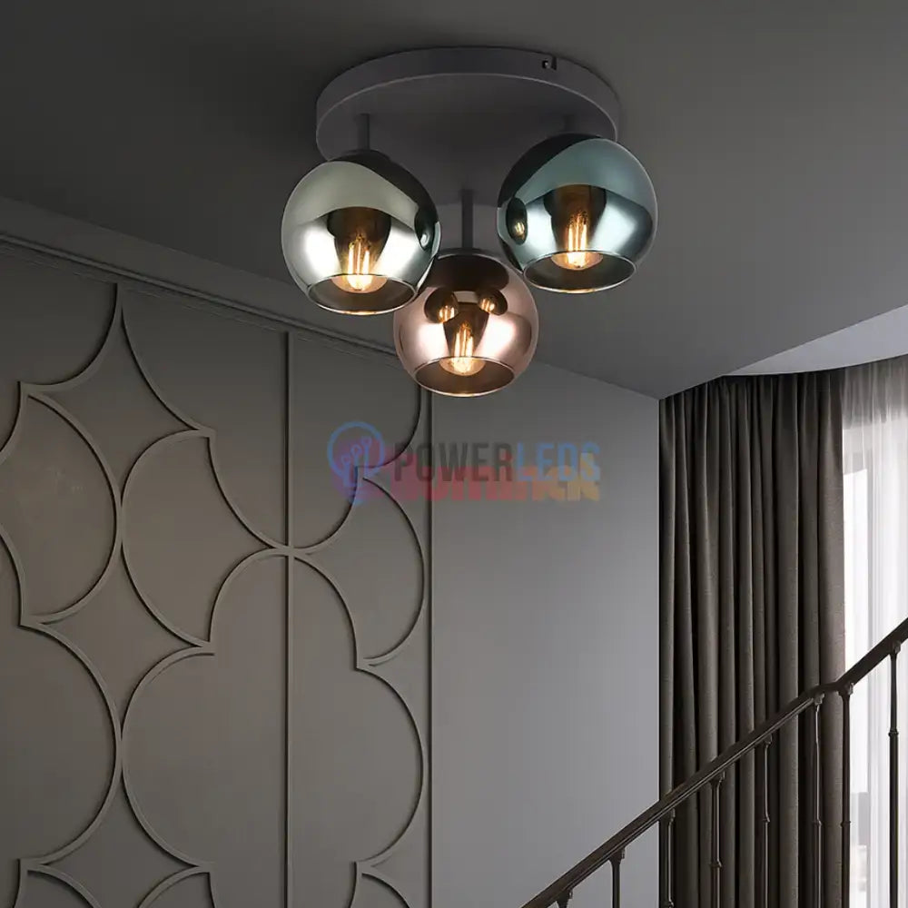 Lustra Abajur 3x E14 SHELDON powerleds.ro