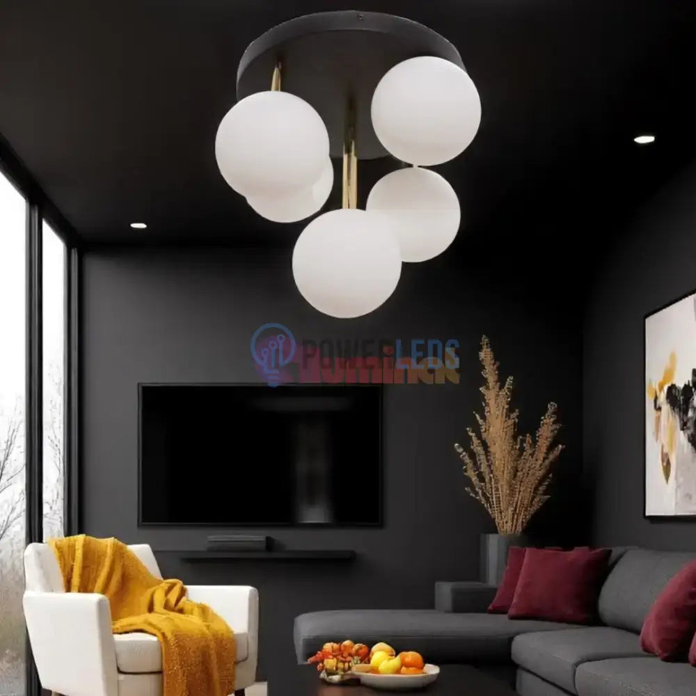 Lustra Abajur Aplicata Luxury ALI Golden powerleds.ro