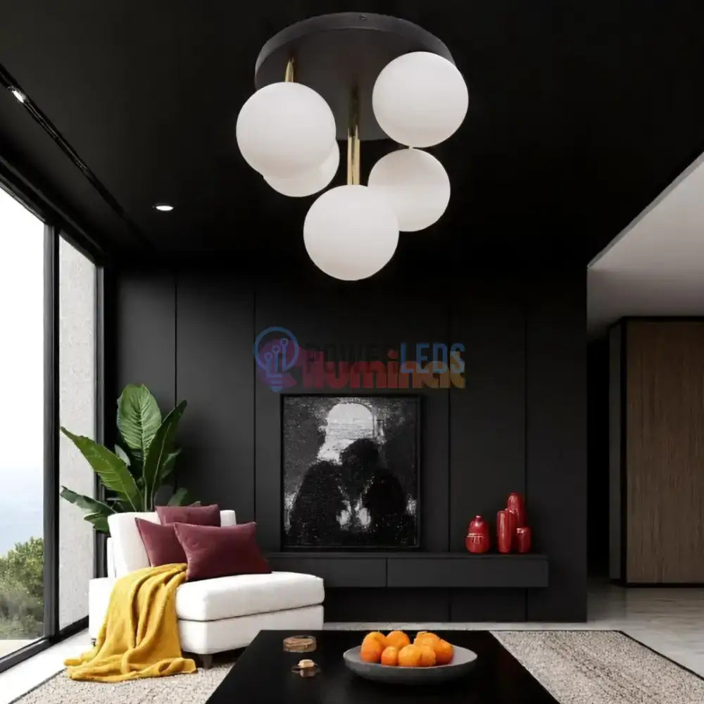 Lustra Abajur Aplicata Luxury ALI Golden powerleds.ro