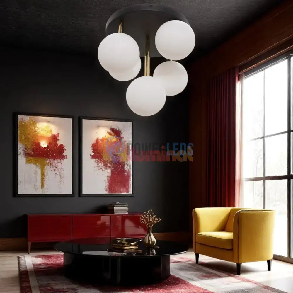 Lustra Abajur Aplicata Luxury ALI Golden powerleds.ro