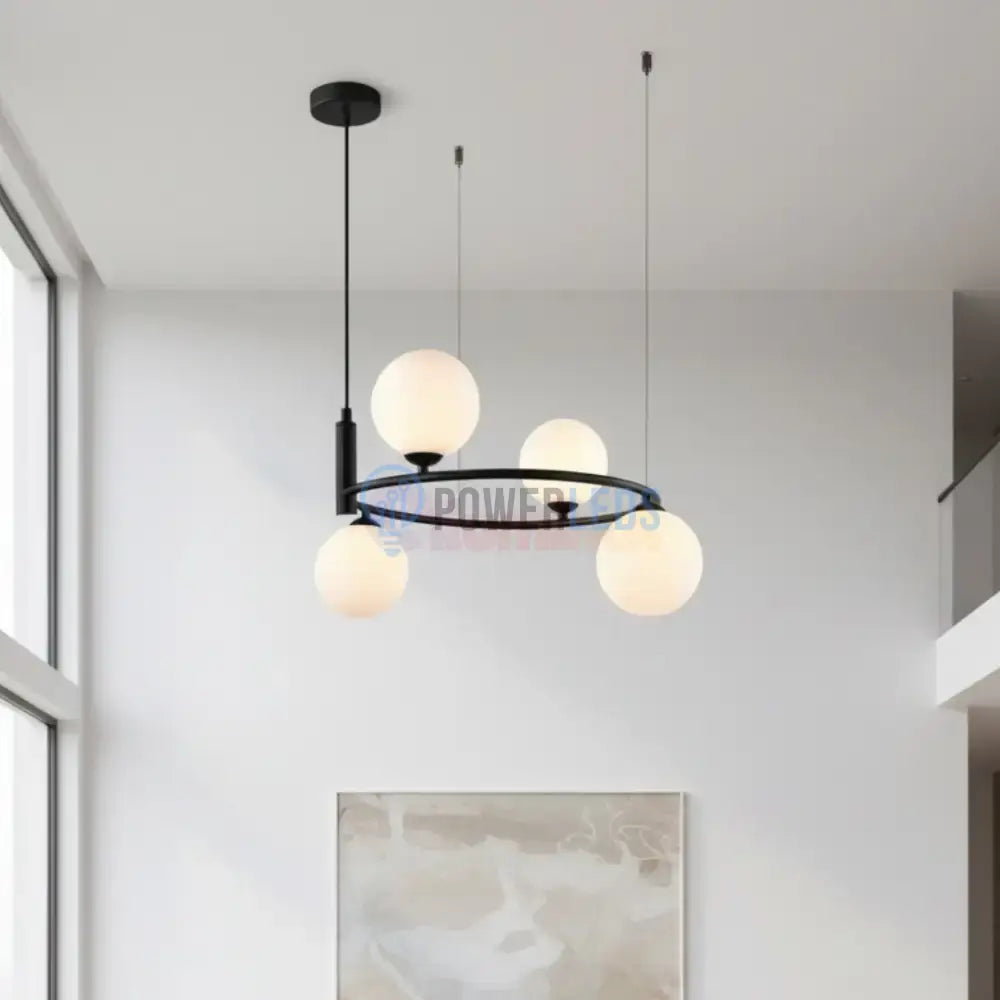 Lustra Abajur Avero 4xG9 BLACK NEAGRA / ABAJUR Chandeliers