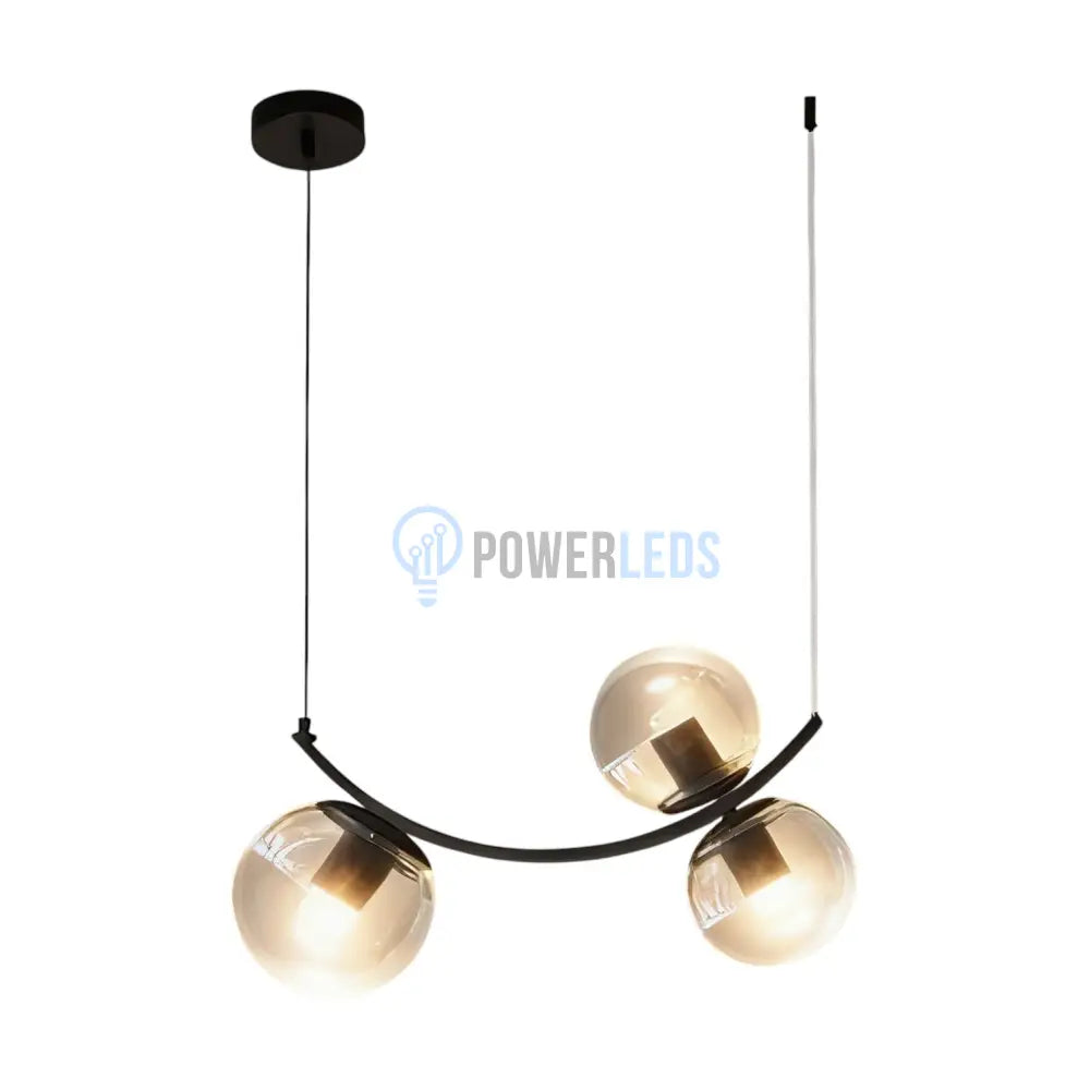 Lustra Abajur Ayra 3xE27 BLACK NEAGRA Chandeliers