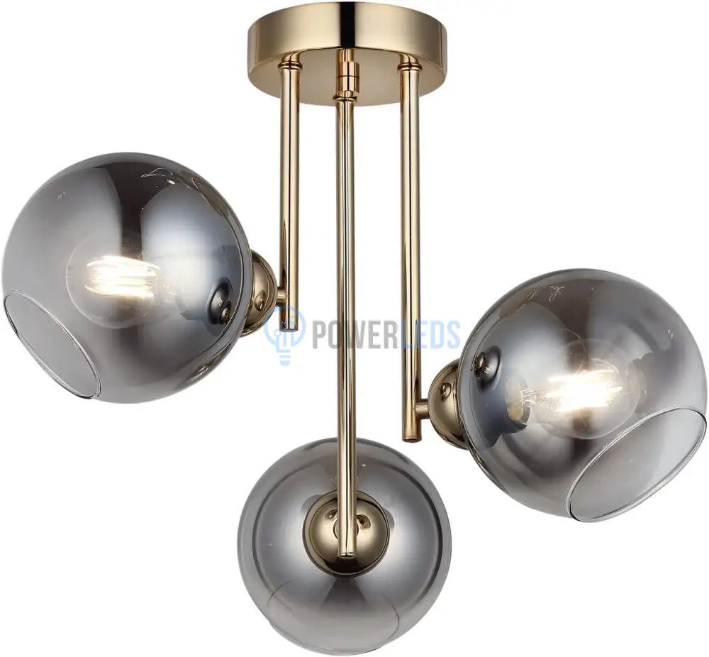 Lustra Abajur Fumuriu Aplicata 3Xe27 Mx413-3 Chandeliers