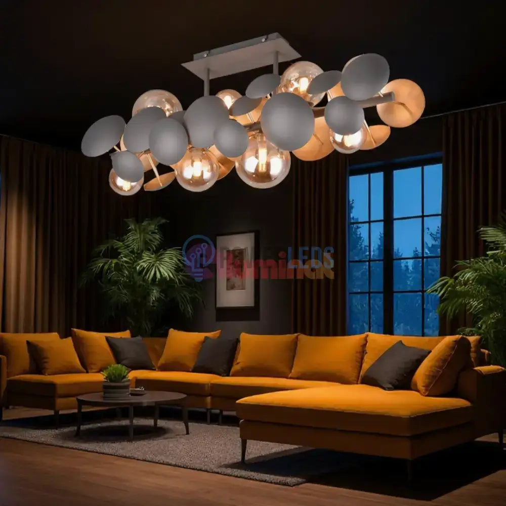 Lustra Abajur 8xG9 BUBBLE powerleds.ro