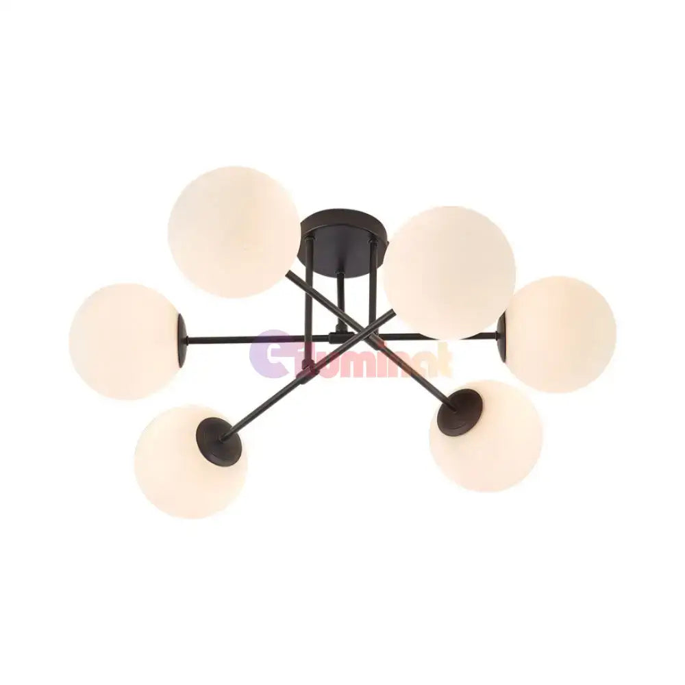 Lustra Abajur 6xG9 Black powerleds.ro