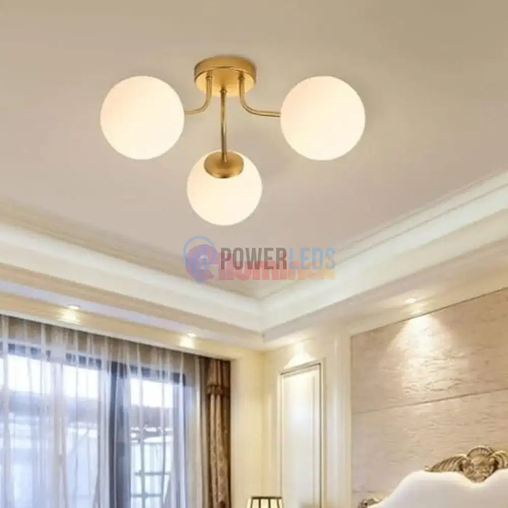  Lustra Abajur 3xE27 GOLD 7316-3 powerleds.ro