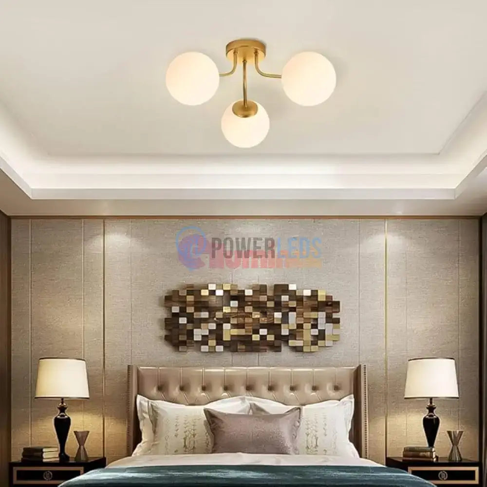  Lustra Abajur 3xE27 GOLD 7316-3 powerleds.ro