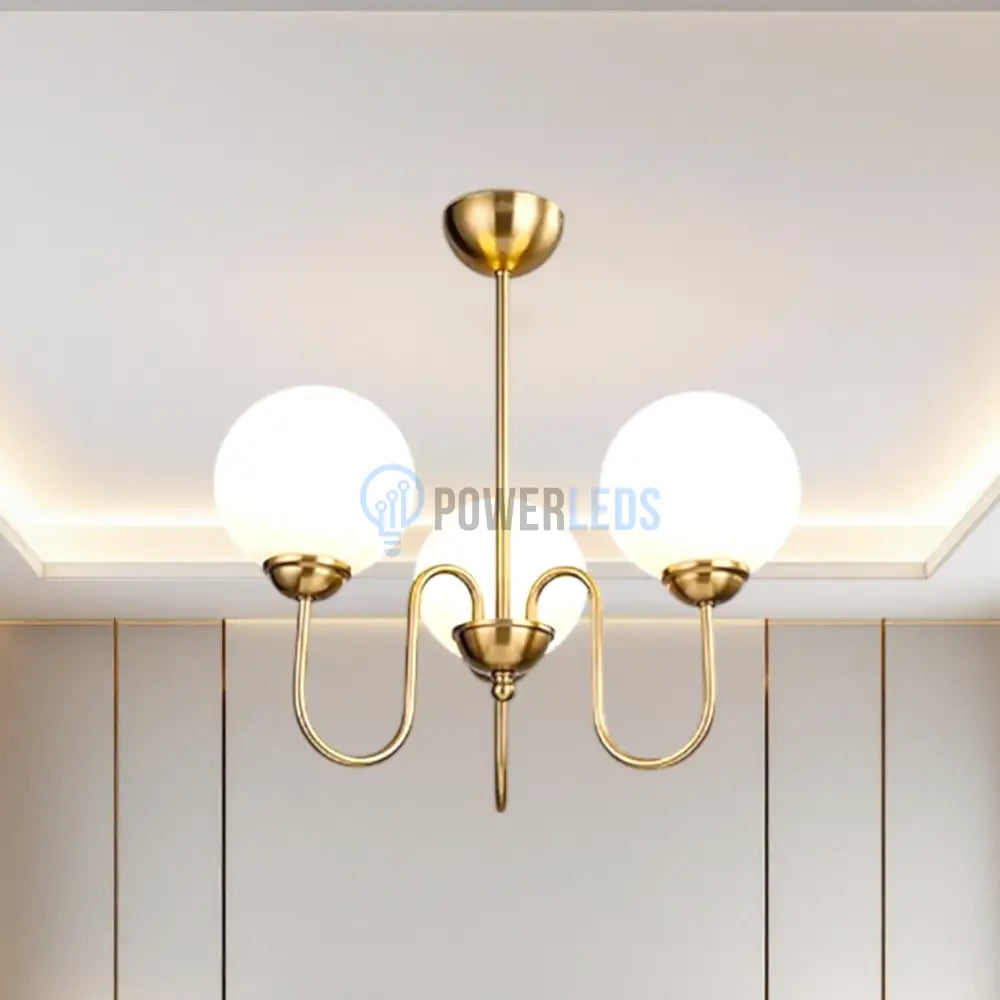 Lustra Abajur MAT GOLD 3XE27 DX2411-3 AURIE / ABAJUR Chandeliers