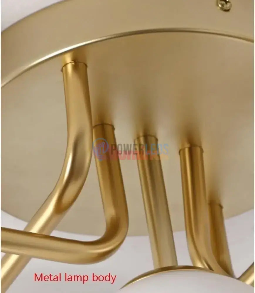  Lustra Abajur 5xE27 GOLD 7316-5 powerleds.ro