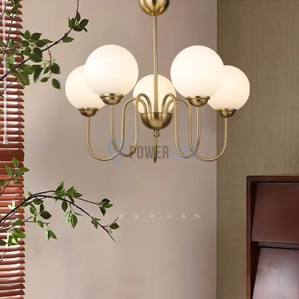 Lustra Abajur MAT GOLD 5XE27 Classique Taste DX2411 5 AURIE / ABAJUR Chandeliers