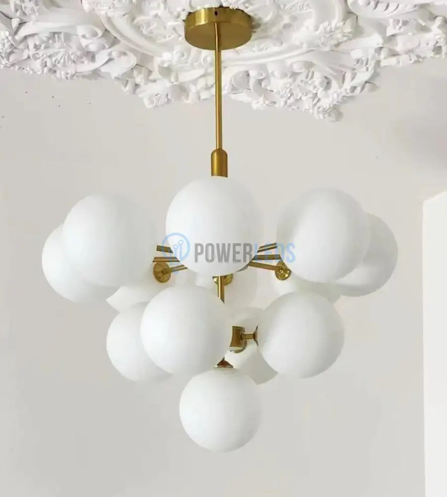 Lustra Abajur Mat Gold Dx2410-13 Chandeliers