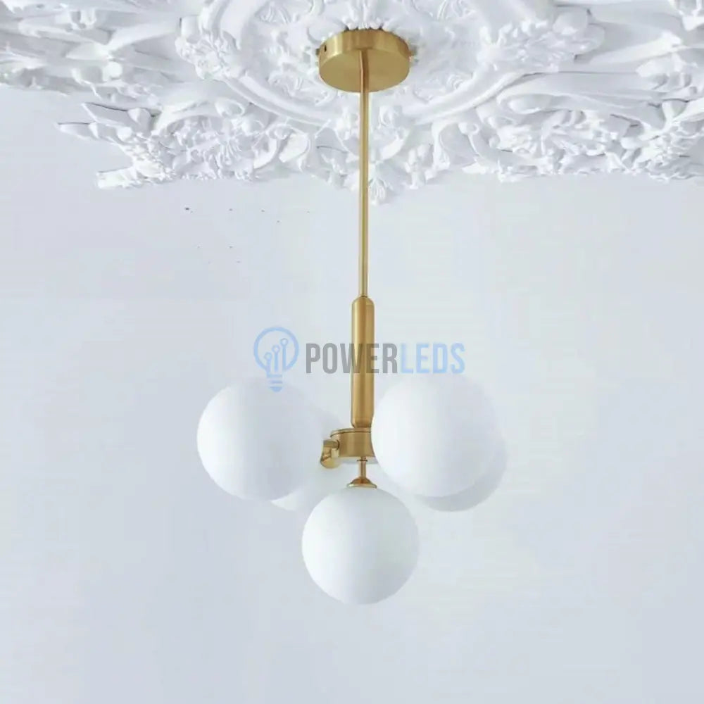 Lustra Abajur Mat Gold Dx2410-5 Chandeliers
