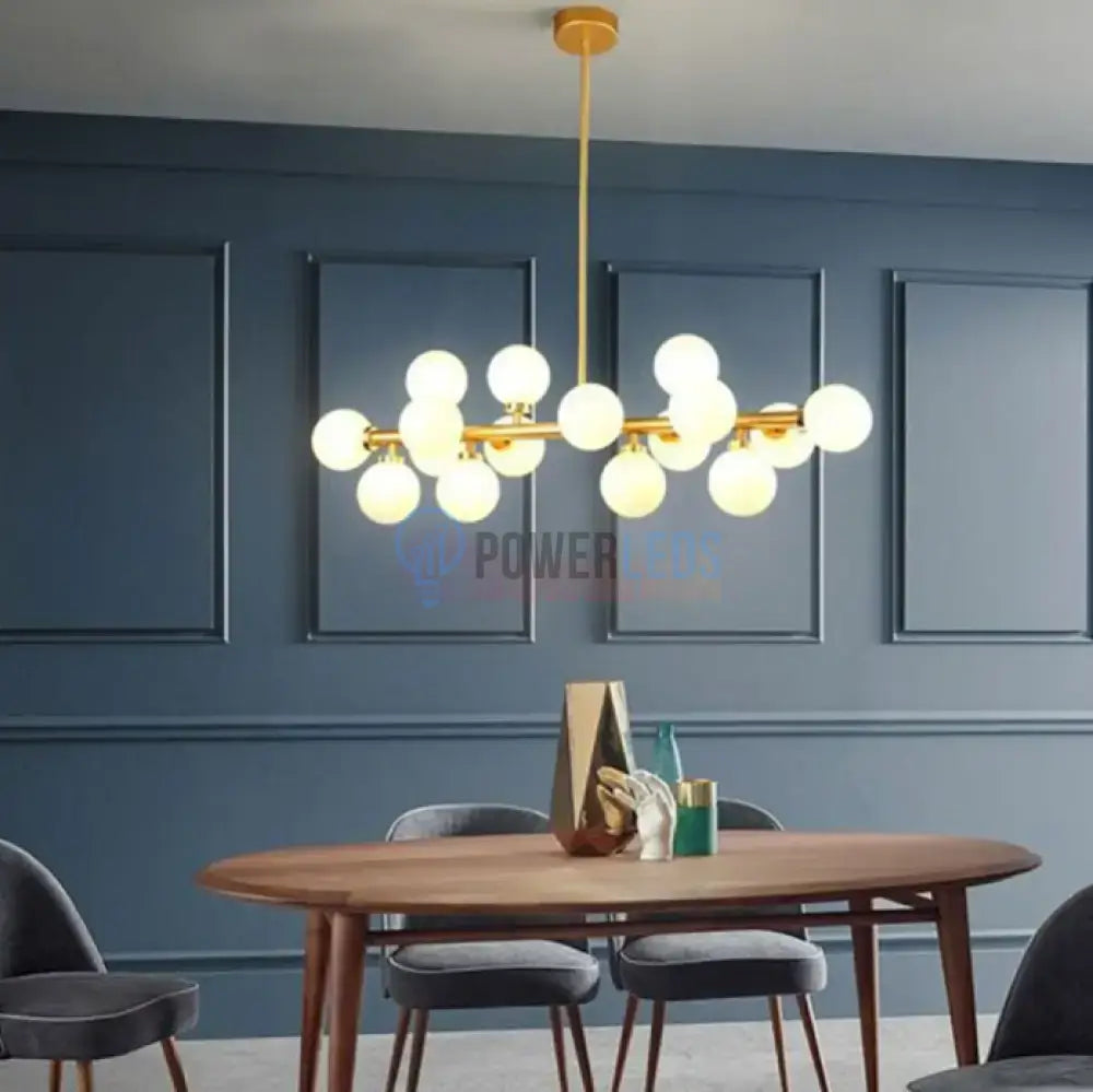 Lustra Abajur Mat Liniara 16Xg9 Aurie / Abajur Chandeliers