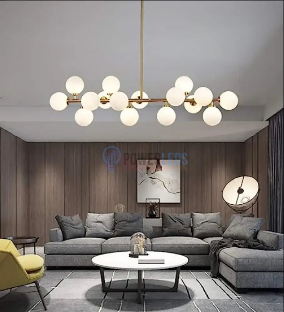 Lustra Abajur Mat Liniara 16Xg9 Chandeliers