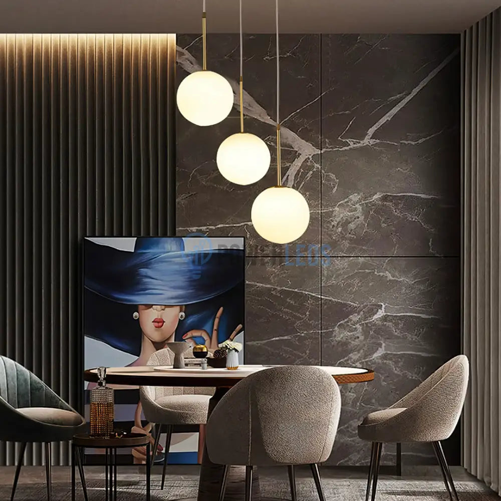 Lustra Abajur MAT GOLD Liniara 3xE27 DN124-3 AURIE / ABAJUR Chandeliers