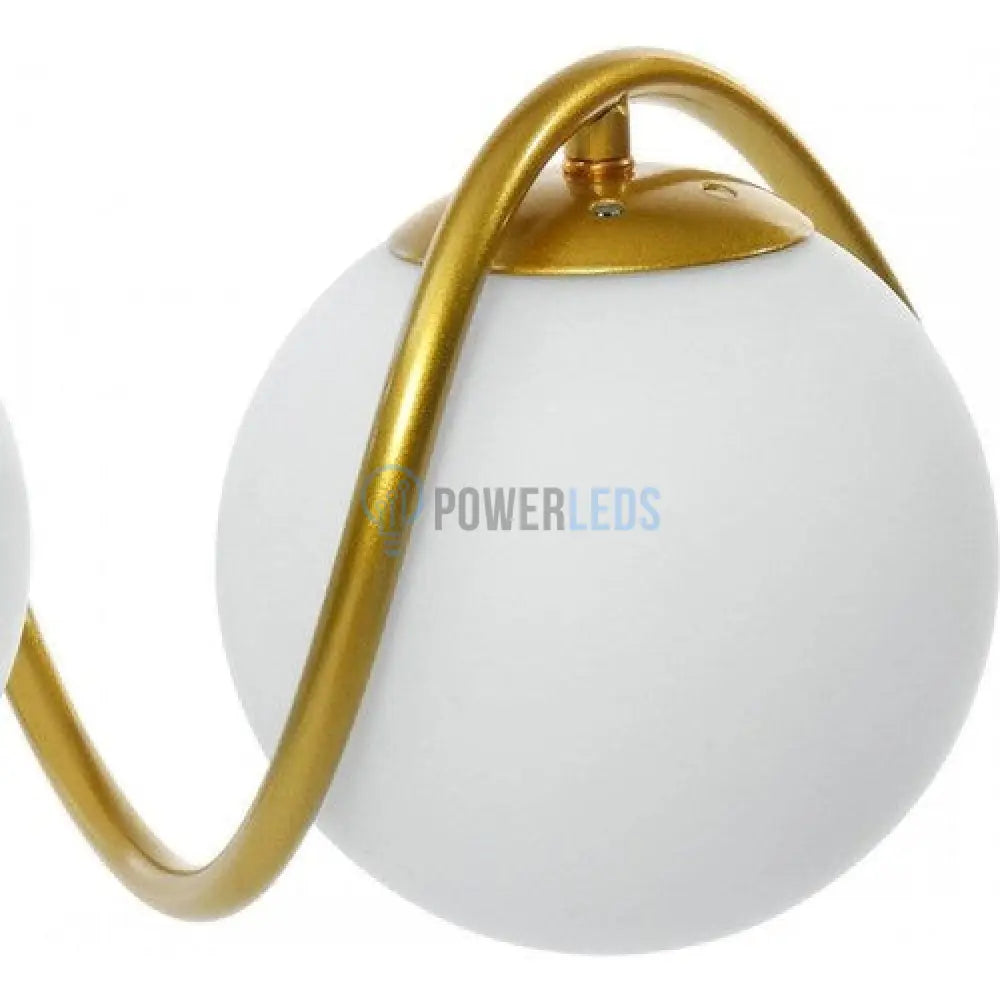 Lustra Abajur Mat Gold Liniara 5Xe27 Spiral Mx165-5 Chandeliers