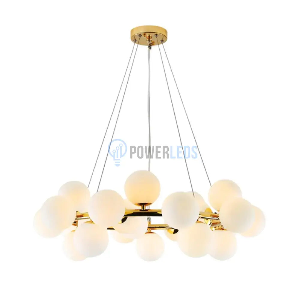 Lustra Abajur Mat Gold Rotunda 25Xg9 70Cm Chandeliers