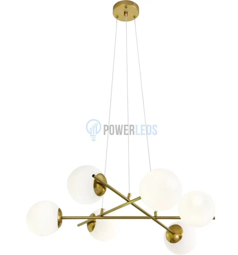 Lustra Abajur MAT GOLD 6xE27 F0010/6 AURIE / ABAJUR Chandeliers