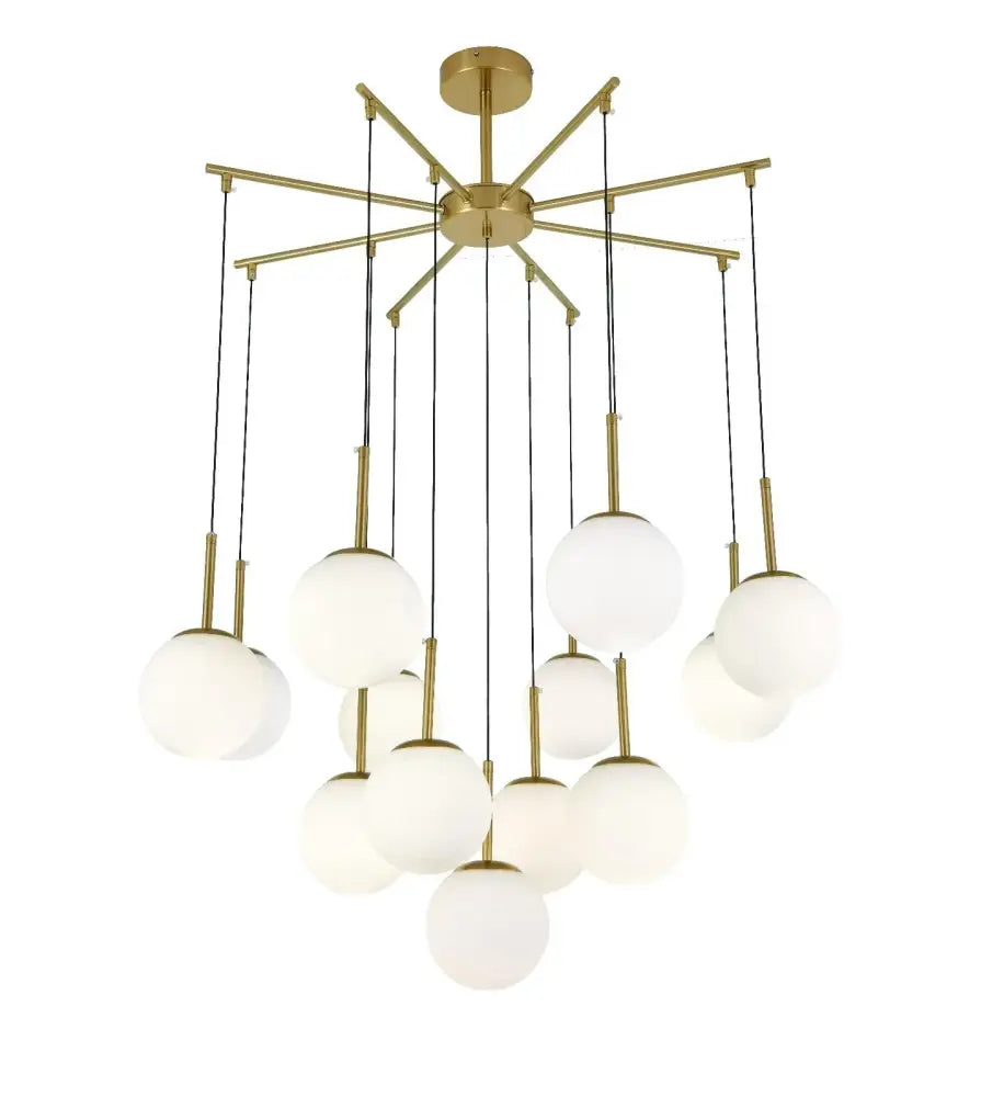 Lustra Abajur MAT GOLD SWING Chandeliers