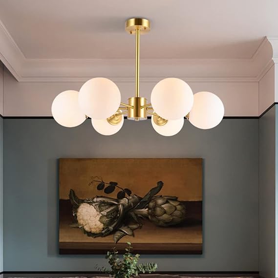 Lustra Abajur MAT GOLD 6XE27 DX103/6