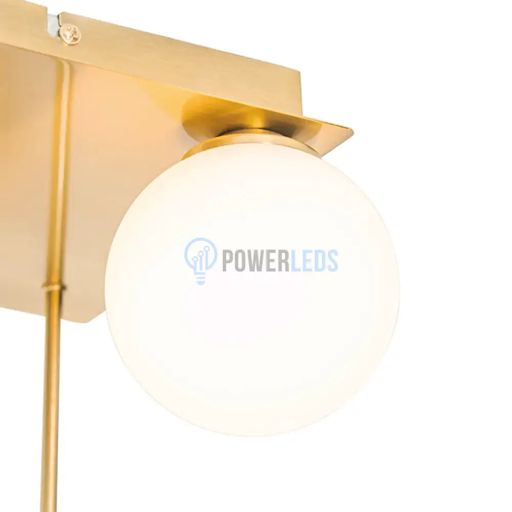 Lustra Abajur Mat Mini Serelys GOLD 5XG9 powerleds.ro
